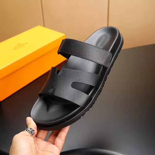 Replica Hermes Slippers For Men #1331188 $68.00 USD for Wholesale
