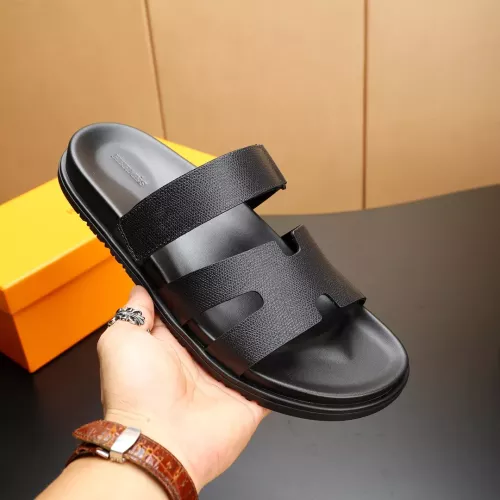 Replica Hermes Slippers For Men #1331188 $68.00 USD for Wholesale