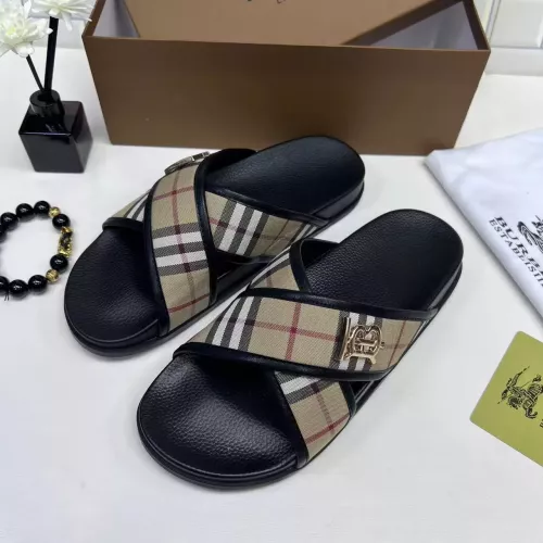 Replica Burberry Slippers For Men #1331201 $68.00 USD for Wholesale