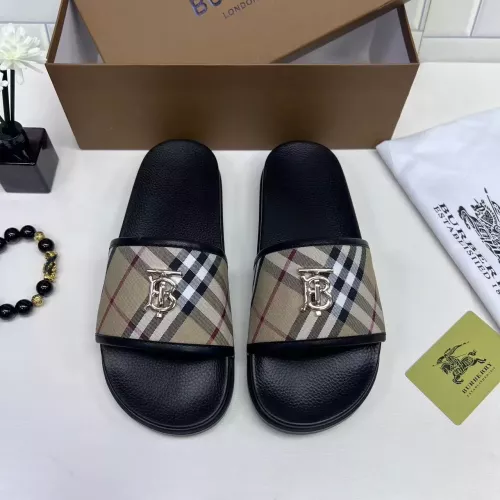 Replica Burberry Slippers For Men #1331203 $68.00 USD for Wholesale