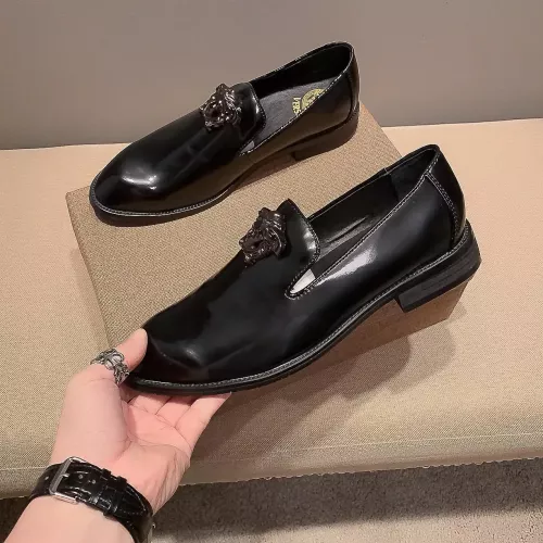 Cheap Versace Leather Shoes For Men #1331209, $$85.00 USD On Versace Leather Shoes