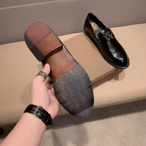 Replica Versace Leather Shoes For Men #1331209 $85.00 USD for Wholesale