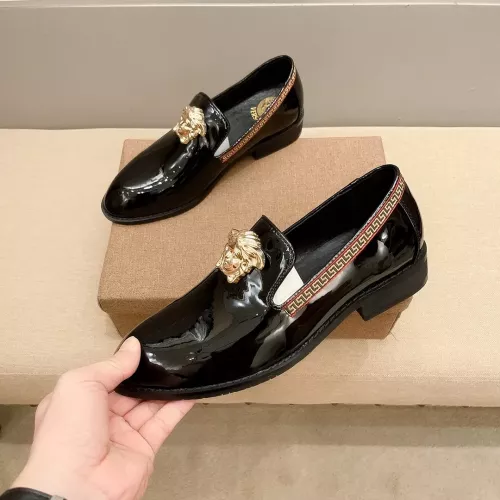 Cheap Versace Leather Shoes For Men #1331210, $$85.00 USD On Versace Leather Shoes