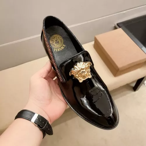 Replica Versace Leather Shoes For Men #1331210 $85.00 USD for Wholesale