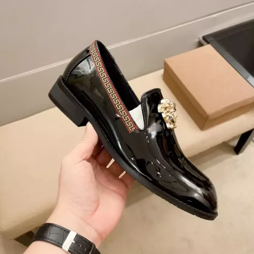 Replica Versace Leather Shoes For Men #1331210 $85.00 USD for Wholesale