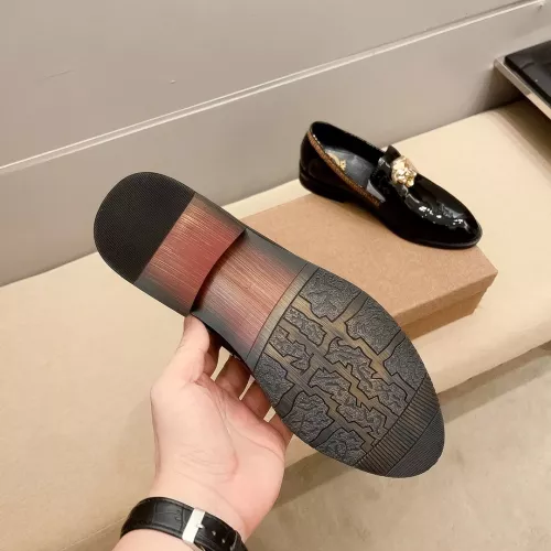 Replica Versace Leather Shoes For Men #1331210 $85.00 USD for Wholesale