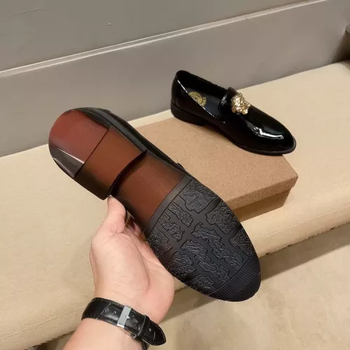 Replica Versace Leather Shoes For Men #1331212 $85.00 USD for Wholesale