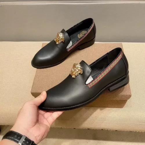 Cheap Versace Leather Shoes For Men #1331214, $$85.00 USD On Versace Leather Shoes