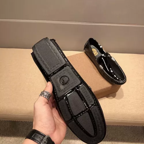 Replica Versace Leather Shoes For Men #1331216 $76.00 USD for Wholesale