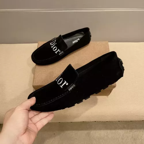 Replica Christian Dior Leather Shoes For Men #1331217 $76.00 USD for Wholesale