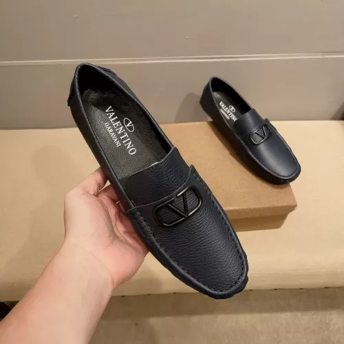 Replica Valentino Leather Shoes For Men #1331223 $76.00 USD for Wholesale