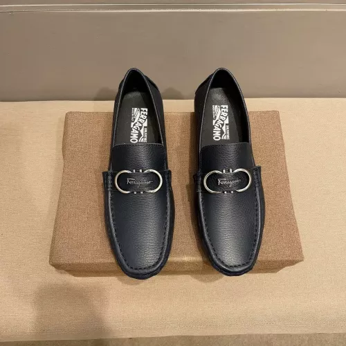 Cheap Salvatore Ferragamo Leather Shoes For Men #1331224, $$76.00 USD On Salvatore Ferragamo Leather Shoes