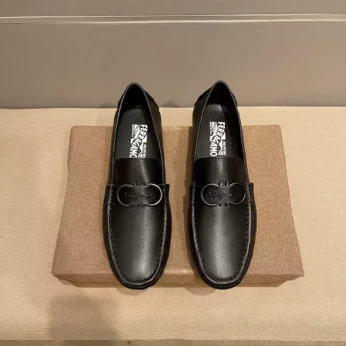 Cheap Salvatore Ferragamo Leather Shoes For Men #1331225, $$76.00 USD On Salvatore Ferragamo Leather Shoes