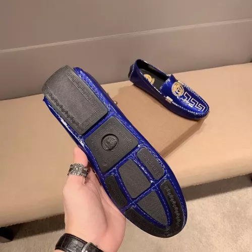 Replica Versace Leather Shoes For Men #1331227 $76.00 USD for Wholesale