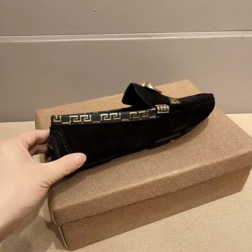 Replica Versace Leather Shoes For Men #1331236 $76.00 USD for Wholesale