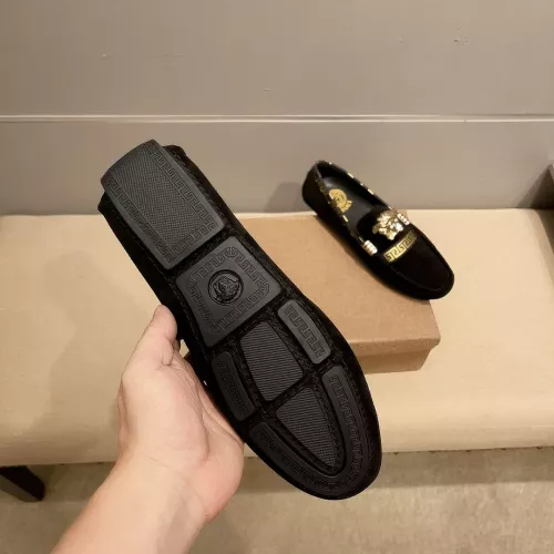 Replica Versace Leather Shoes For Men #1331236 $76.00 USD for Wholesale