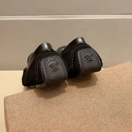 Replica Versace Leather Shoes For Men #1331241 $76.00 USD for Wholesale