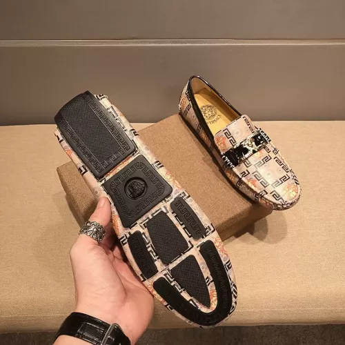 Replica Versace Leather Shoes For Men #1331242 $76.00 USD for Wholesale