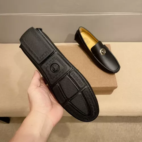 Replica Versace Leather Shoes For Men #1331247 $76.00 USD for Wholesale