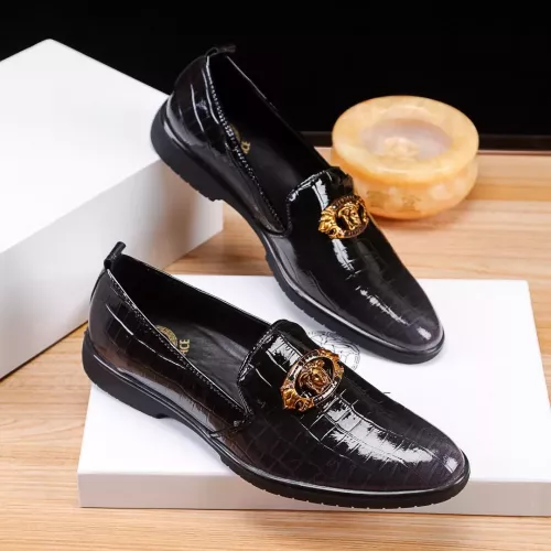 Cheap Versace Leather Shoes For Men #1331253, $$85.00 USD On Versace Leather Shoes