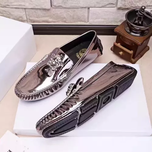 Replica Versace Leather Shoes For Men #1331255 $76.00 USD for Wholesale
