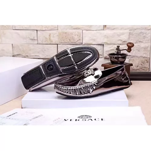Replica Versace Leather Shoes For Men #1331255 $76.00 USD for Wholesale