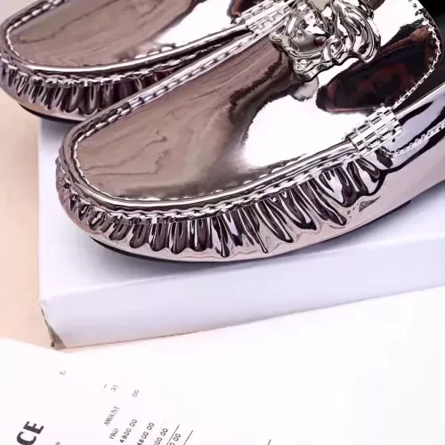 Replica Versace Leather Shoes For Men #1331255 $76.00 USD for Wholesale