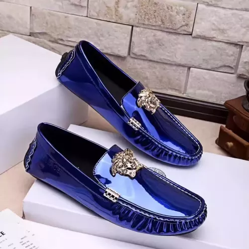 Cheap Versace Leather Shoes For Men #1331258, $$76.00 USD On Versace Leather Shoes