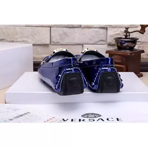 Replica Versace Leather Shoes For Men #1331258 $76.00 USD for Wholesale