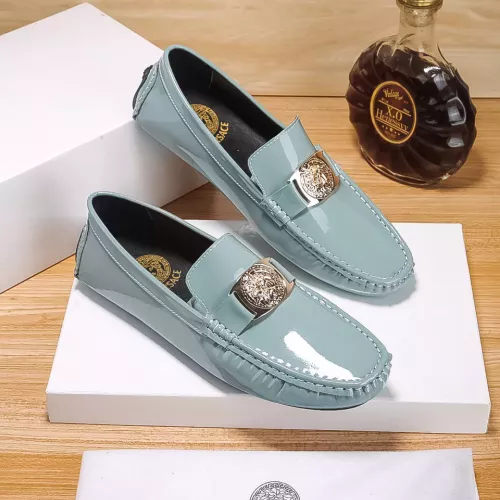 Cheap Versace Leather Shoes For Men #1331265, $$76.00 USD On Versace Leather Shoes