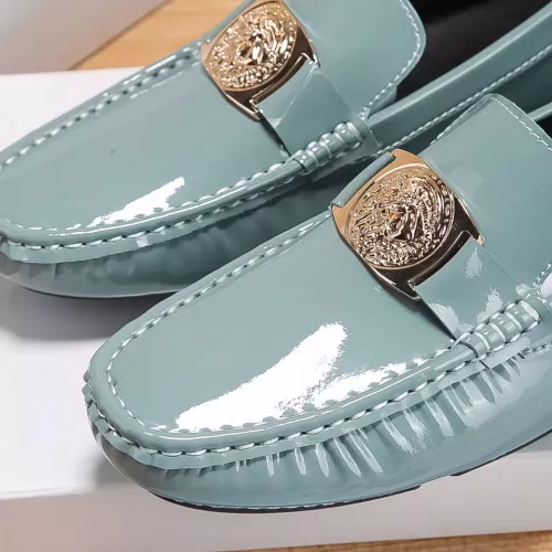 Replica Versace Leather Shoes For Men #1331265 $76.00 USD for Wholesale