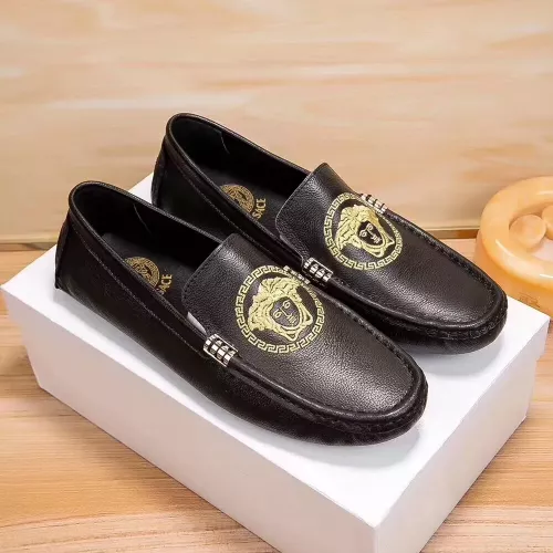 Cheap Versace Leather Shoes For Men #1331267, $$76.00 USD On Versace Leather Shoes