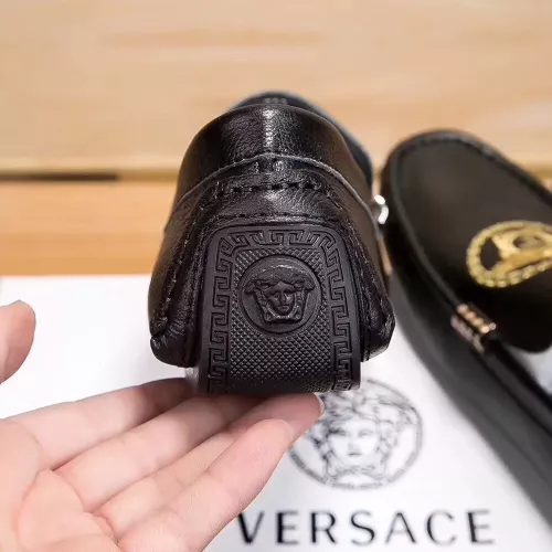 Replica Versace Leather Shoes For Men #1331267 $76.00 USD for Wholesale