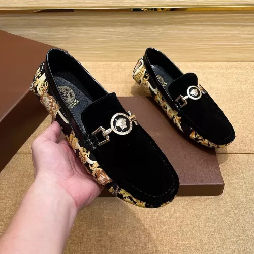 Cheap Versace Leather Shoes For Men #1331275, $$76.00 USD On Versace Leather Shoes