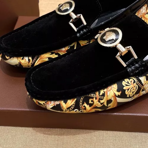 Replica Versace Leather Shoes For Men #1331275 $76.00 USD for Wholesale