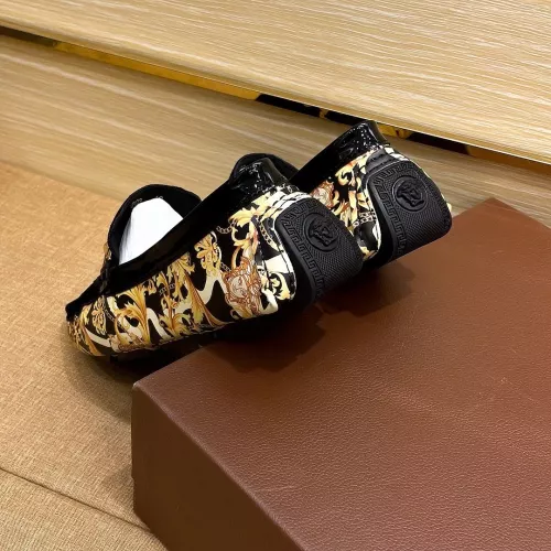 Replica Versace Leather Shoes For Men #1331275 $76.00 USD for Wholesale
