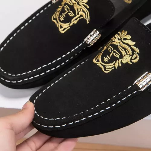 Replica Versace Leather Shoes For Men #1331276 $76.00 USD for Wholesale