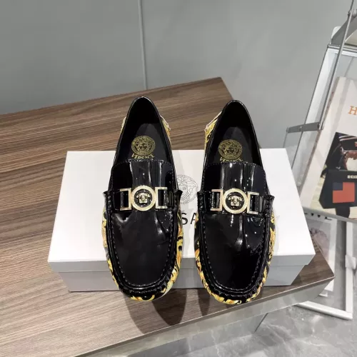 Replica Versace Leather Shoes For Men #1331279 $76.00 USD for Wholesale