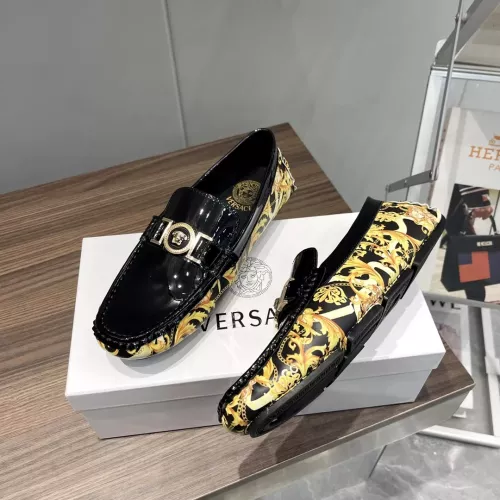 Replica Versace Leather Shoes For Men #1331279 $76.00 USD for Wholesale