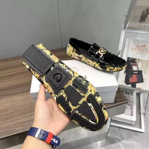 Replica Versace Leather Shoes For Men #1331279 $76.00 USD for Wholesale
