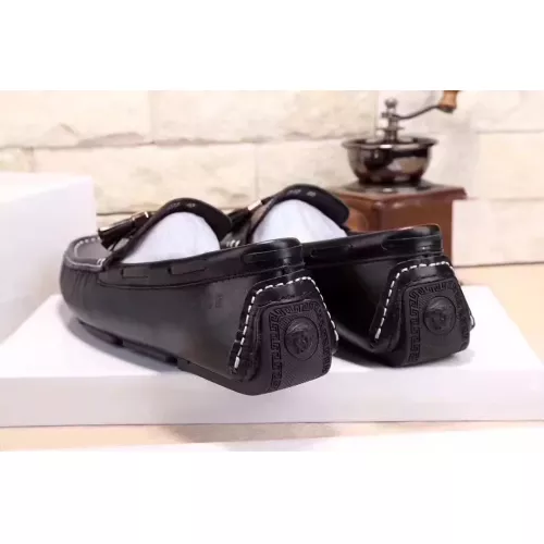 Replica Versace Leather Shoes For Men #1331287 $76.00 USD for Wholesale