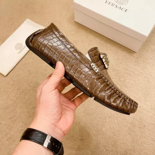 Replica Versace Leather Shoes For Men #1331288 $76.00 USD for Wholesale