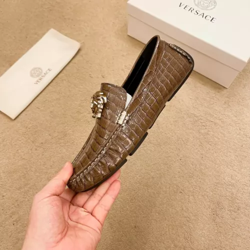 Replica Versace Leather Shoes For Men #1331288 $76.00 USD for Wholesale