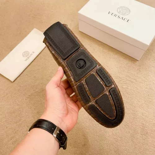 Replica Versace Leather Shoes For Men #1331288 $76.00 USD for Wholesale