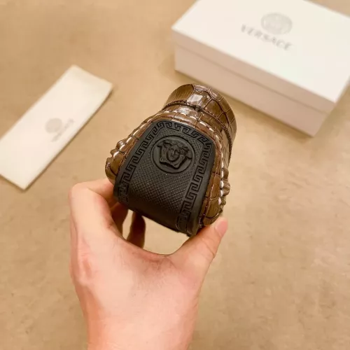 Replica Versace Leather Shoes For Men #1331288 $76.00 USD for Wholesale