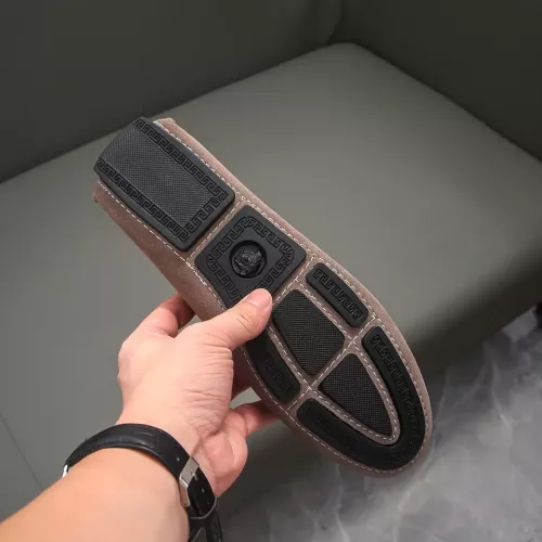 Replica Versace Leather Shoes For Men #1331291 $76.00 USD for Wholesale