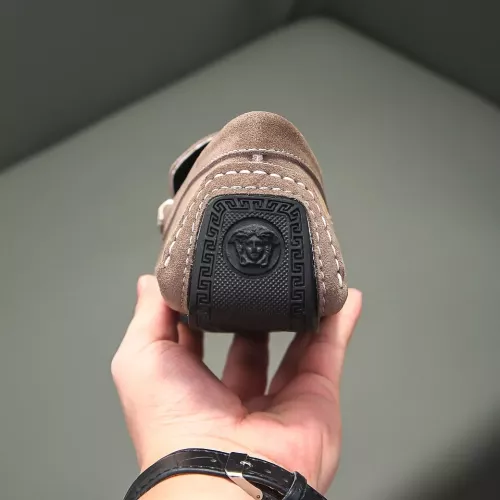 Replica Versace Leather Shoes For Men #1331291 $76.00 USD for Wholesale