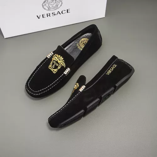 Cheap Versace Leather Shoes For Men #1331292, $$76.00 USD On Versace Leather Shoes