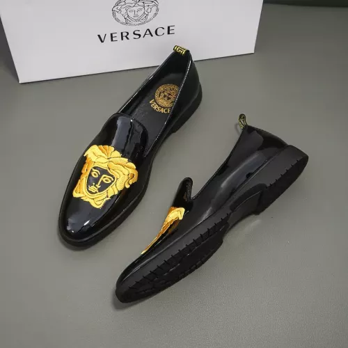 Cheap Versace Leather Shoes For Men #1331295, $$85.00 USD On Versace Leather Shoes