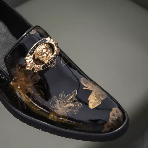 Replica Versace Leather Shoes For Men #1331300 $85.00 USD for Wholesale